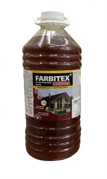 Олифа FARBITEX/Фарбитекс для грунтовки и пропитки дерева на натуральном масле, матовый, 3л - фото 29801