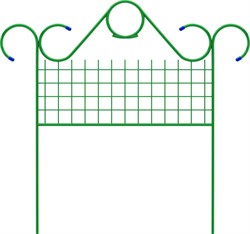 Заборчик садово-парковый «Классический» 0,75 м х 4,5 м - фото 29961