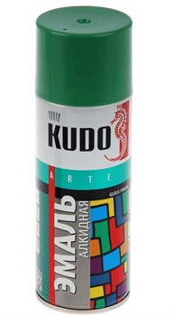 Краска-эмаль аэрозольная KU-1008 универсальная, алкидная, глянцевая, фисташковая, 520мл 51725