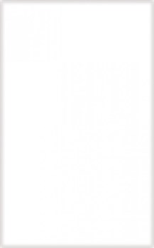 Плитка настенная керамическая облицовочная Моноколор 120000, 25x40см, глянцевая, белая - фото 30590
