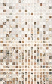 Плитка настенная керамическая облицовочная Нео Мозаика 122862, 25x40мм, глянцевая, средне-коричневая - фото 30603
