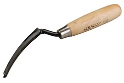 Расшивка каменщика STAYER для внешних швов, 8-10мм, полукруглая, деревянная ручка - фото 33000