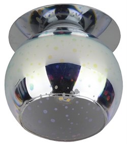 Светильник встраиваемый ЭРА декор DK88-3, 3D звездный дождь, G9, 220V, 35W, серебро-мультиколор - фото 33413