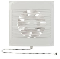 Вентилятор настенный вытяжной EVENT 100CВ, 157x157мм, диаметр 100мм, белый - фото 34054