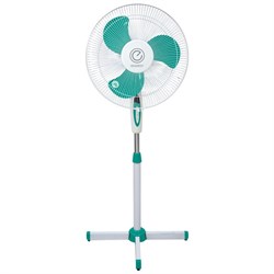 Вентилятор напольный Energy EN-1659, диаметр 40см, высота 125см, 40Вт,  3скорости, поворотный, зеленый - фото 34497