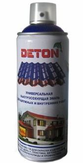 Краска-эмаль Аэрозоль DETON, акриловая, RAL9003 Сигнальный белый, 520мл 57758 - фото 35157