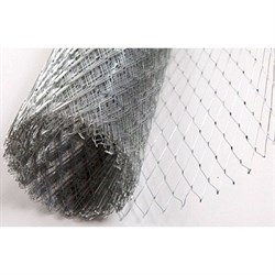 Сетка штукатурная, цельно-просечно-вытяжная сварная ЦПВС, 20x1.5x0.5мм, 1x5м (5м2), оцинкованная 13229 - фото 36289
