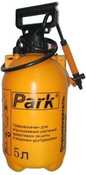 Опрыскиватель-распылитель садовый Park 990027, 5л, фибергласс удочка 84см, помповый, регулируемый ремень, желтый 52485 - фото 37322