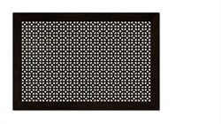 Решетка (экран) радиаторная ХДФ, 600x1200мм, Сусанна, врезная, венге - фото 37830