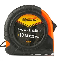 Рулетка SPARTA Elastica, 10мx25мм, обрезиненный корпус - фото 39288