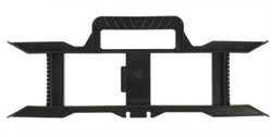 Рамка T-plast для намотки провода удлинителя 70.56.01.01.01, большая 70x400мм, пластиковая, черная - фото 40708