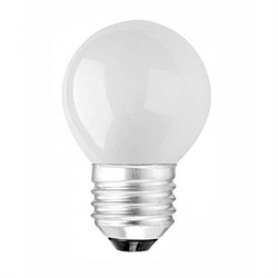 Лампа накаливания ASD Р45, 40В, 230Вт, матовая, шар, Е27 - фото 41101