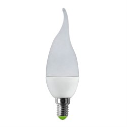 Лампа светодиодная ASD LED-standard, 4000К, 5Вт, 230В, Е27, 450Лм, свеча на ветру - фото 41209