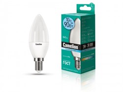 Лампа светодиодная Camelion LED10-C35/845Е14, 10Вт, 170-265В, Е14 - фото 41217
