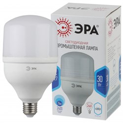 Лампа светодиодная Эра LED POWER T100, 4000К, 30Вт, 220В, Е27 48477 - фото 41307