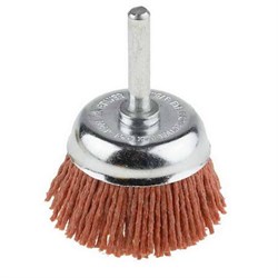 Щётка-крацовка дисковая ЗУБР 35165-063 для дрели, 63мм, зерно Р120, полимерно-абразивная 9774