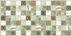 Панель-фартук ПВХ Мозаика Мрамор зеленый, 955x488x0.3мм - фото 41761