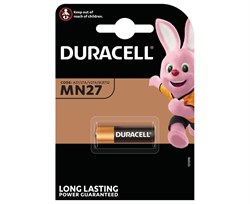 Батарейка Duracell MN27/А27 для автосигнализации, алкалиновая/щелочная - фото 42377