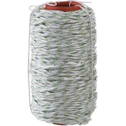 Шнур (фал) плетёный капроновый СИБИН 16-прядный, 10ммx100м, с капроновым сердечником, 1300кг - фото 45608