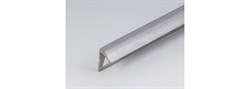 Профиль угловой наружный (раскладка) для керамической плитки, 7ммx2.5м, ПВХ, белая - фото 47162