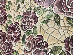 Панель листовая Каменная роза, 484х962х0.4мм, мозаика, ПВХ - фото 47175