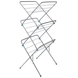 Сушилка для белья напольная Nika СБВ2/С, 53x49.5x130см, вертикальная, 15м, макс.нагрузка 10кг, серебро, металл 55217
