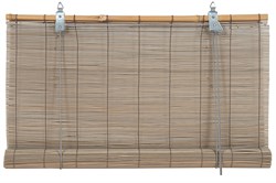 Штора рулонная бамбуковая Bamboo, 60x160см, 011 серый 66737 - фото 48548