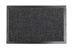 Коврик придверный Floor mat (Profi), 40x60см, влаговпитывающий, черный - фото 50352