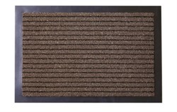 Коврик придверный Floor mat (Полоска), 50x80см, влаговпитывающий, темно-коричневый - фото 50420