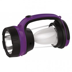 Фонарь Космос кемпинговый 2008М-LED, светодиодный, аккумуляторный, 2 аккумулятора 4V 0.9Ah, 420 lm, фиолетовый, пластиковый - фото 51113