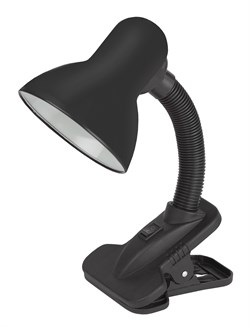 Лампа настольная Эра N-102, 40W, E27, черный матовый, на прищепке - фото 51503