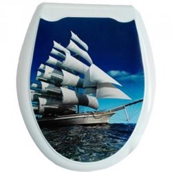 Сиденье для унитаза Корабль, пластиковое 64312