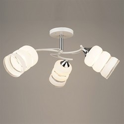 Люстра подвесная 3-рожковая N4099/3, высота 240мм, 3x40W, E27, белый/хром 69408