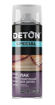 Лак DETON Special тонирующий защитный для дерева, аэрозоль, венге, 520мл 69813 - фото 53103