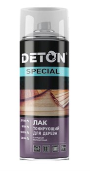 Лак DETON Special тонирующий защитный для дерева, аэрозоль, сосна, 520мл - фото 53115