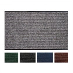 Коврик придверный Floor mat (Атлас), 60x90см, влаговпитывающий, синий - фото 54350