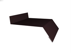 Отлив 70ммx2.5м, стальной, покрытие полиэстер, коричневый (RAL 8017) - фото 54398