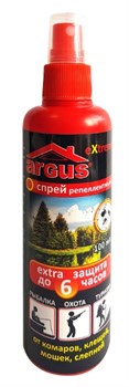 Лосьон-спрей ARGUS EXTREME AR242 от комаров, клещей, мошек, слепней (на кожу), 100мл 59273 - фото 55181