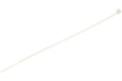 Хомуты Сибртех 180x3.6мм, нейлоновые, белые, набор 100шт - фото 56931