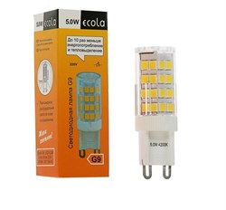 Лампа светодиодная Ecola Corn Micro, 5Вт, 220В , цоколь G9 - фото 58605