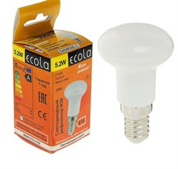 Лампа светодиодная Ecola Light Reflector G4FW52ELC, 5.2Вт, 220В , матовая, цоколь Е14 - фото 58625