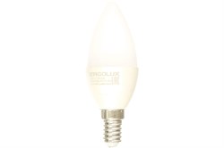 Лампа светодиодная Ergolux LED-С35-7W-E14-6K, 7Вт, 220В, цоколь Е14, 6000К - фото 58697