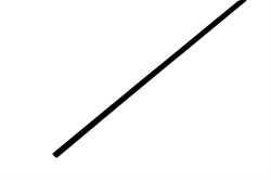 Трубка термоусаживаемая Rexant 20-5006 5.2/2.5мм, длина 1м, черная - фото 59378