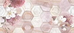 Плитка настенная керамическая облицовочная Pink Деко 1 130944, 20х45см, глянцевая, розовая, 1сорт - фото 60213
