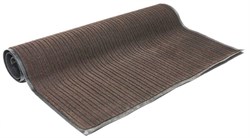 Коврик-дорожка влаговпитывающая Floor mat Атлас, 0.9м, ПВХ, коричневый, рулон 15м, на метраж - фото 63401