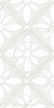Декор настенный Березакерамика Alcazar Fresco, белый, 8х300х600мм, сорт 1 - фото 64015