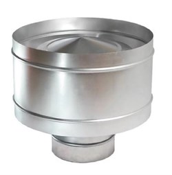Дефлектор диаметр 115x200мм, оцинкованная сталь - фото 65361