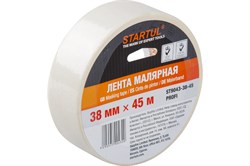 Лента малярная  STARTUL PROFI ST9043-38-45, 38ммх45м, клейкая, белая - фото 65828