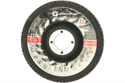 Круг лепестковый торцевой GREATFLEX 71-12580, 125х22.2мм, Р80, 72 лепестка 26212