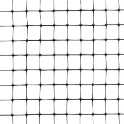 Сетка-решетка Славрос-Универсал М, ячейка 13x15мм, пластиковая, черная и зеленая, рулон 2x100м, на метраж - фото 67995